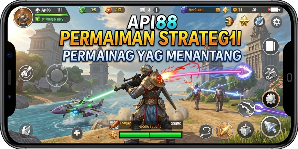 Tampilan gameplay API88 menampilkan pertempuran strategis yang mendebarkan.