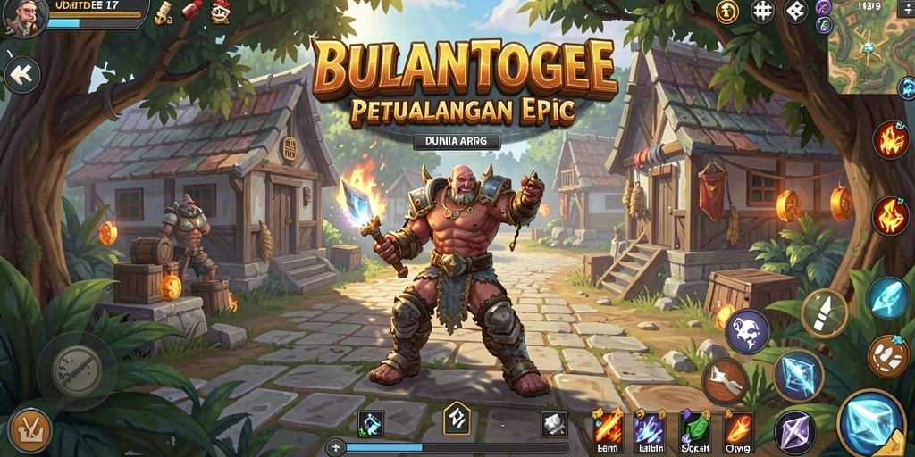Tangkapan layar menampilkan aksi seru di BULANTOGEL.