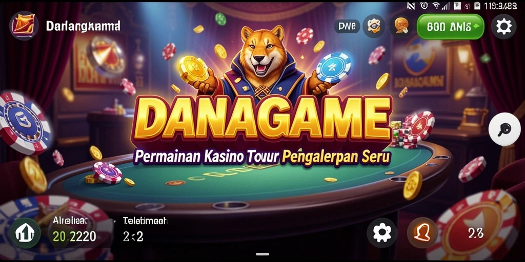 Tampilan gameplay seru di DANAGAME yang menantang.