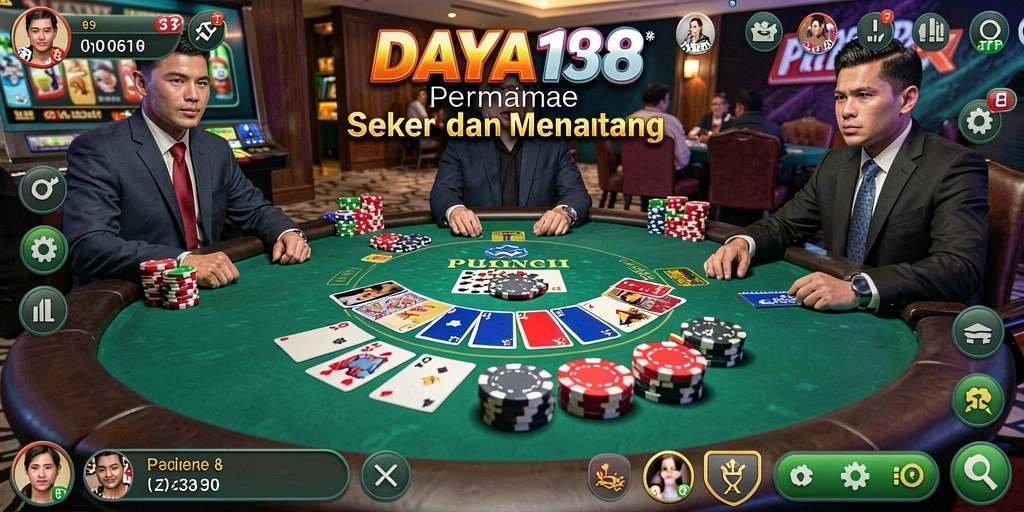 Gameplay Poker yang mendebarkan dan menarik di DAYA138.