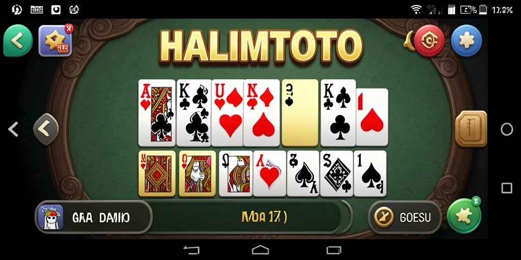 Tampilan gameplay HALIMTOTO dengan pemain yang sedang berkompetisi.