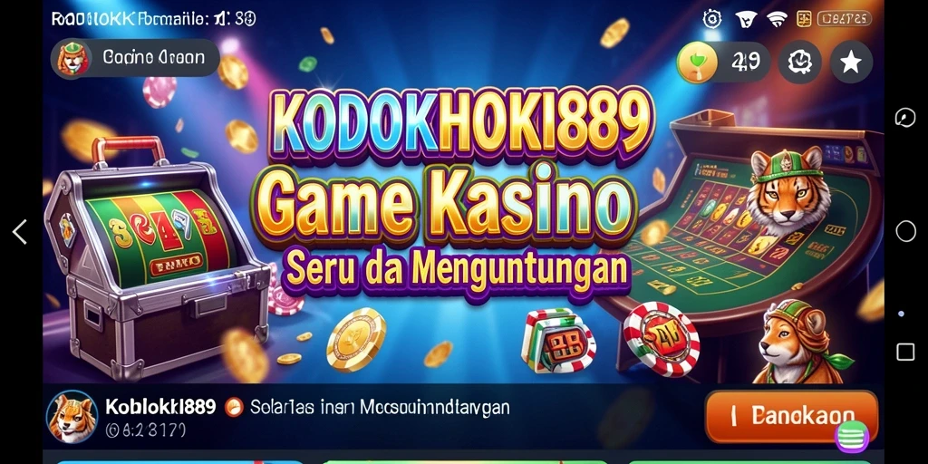 Tampilan menarik dari gameplay KODOKHOKI889 dengan fitur Kasino.