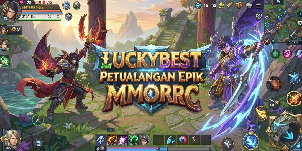 Tampilan gameplay LUCKYBEST dengan petualangan seru dan grafis menawan.