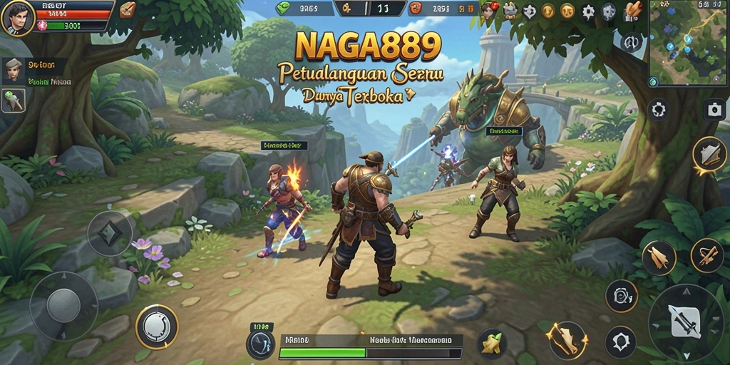Screenshoot gameplay NAGA889 yang penuh petualangan Open World.
