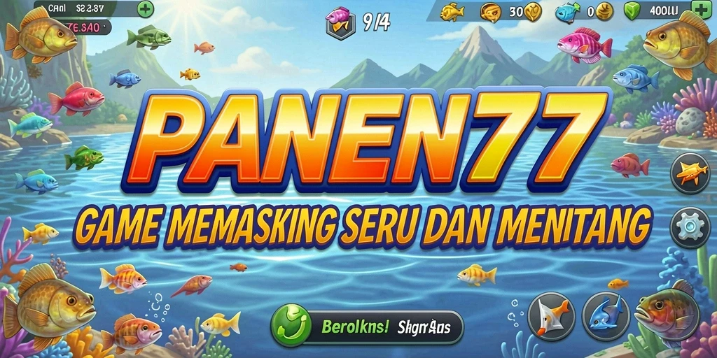 Tampilan gameplay memancing yang menakjubkan dan interaktif.