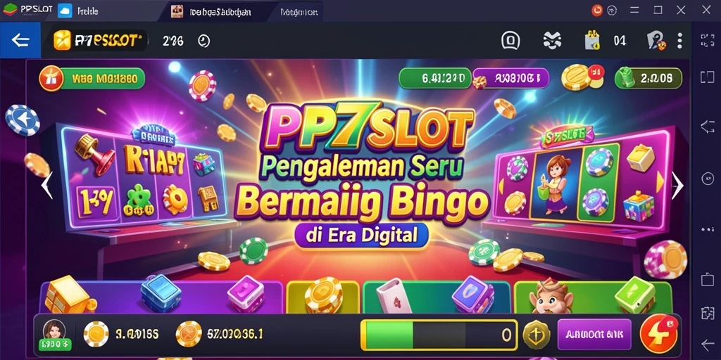 Screenshot utama PP7SLOT menampilkan aksi seru permainan Bingo.