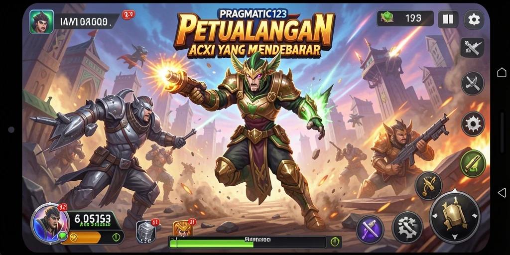 Screenshot gameplay menunjukkan aksi seru di PRAGMATIC123.