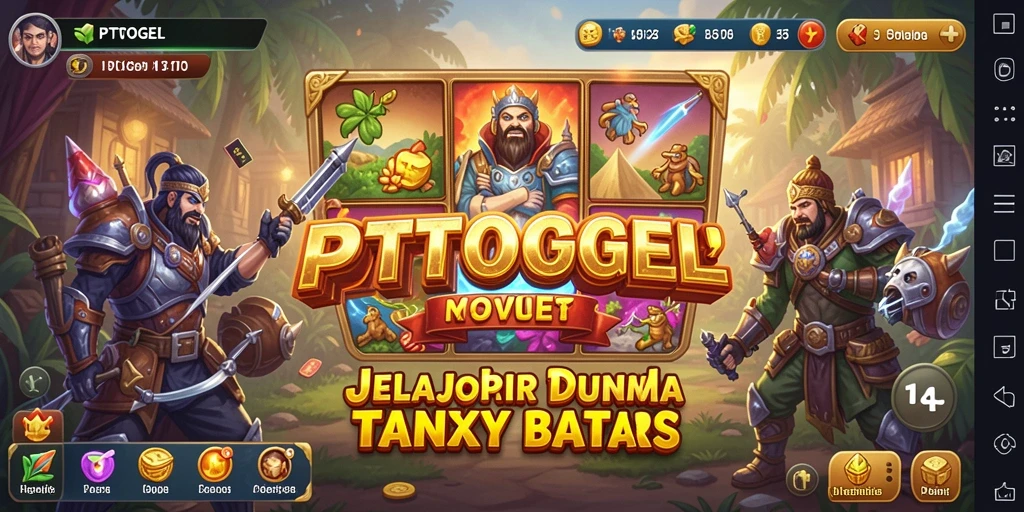 Tangkapan layar menampilkan gameplay PTTOGEL yang mengasyikkan dan luas.