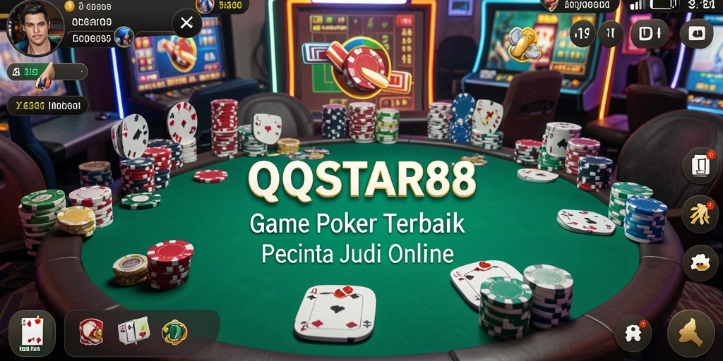 Tangkapan layar dari gameplay Poker yang seru di QQSTAR88.