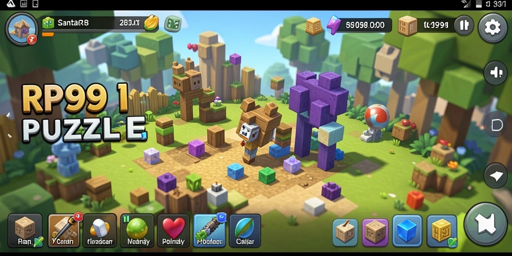 Tampilan gameplay seru dalam RP99 yang menantang dan kreatif.