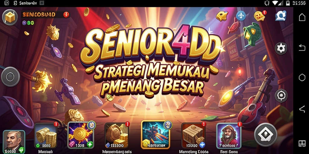Tangkapan layar menunjukkan momen intens dari gameplay strategi SENIOR4D.