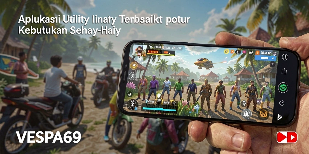 Tampilan utama VESPA69 yang sederhana dan fungsional.