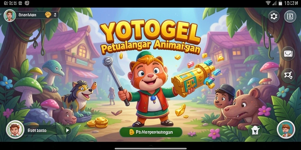 Tampilan gameplay yang menarik dan penuh warna dari YOTOGEL.